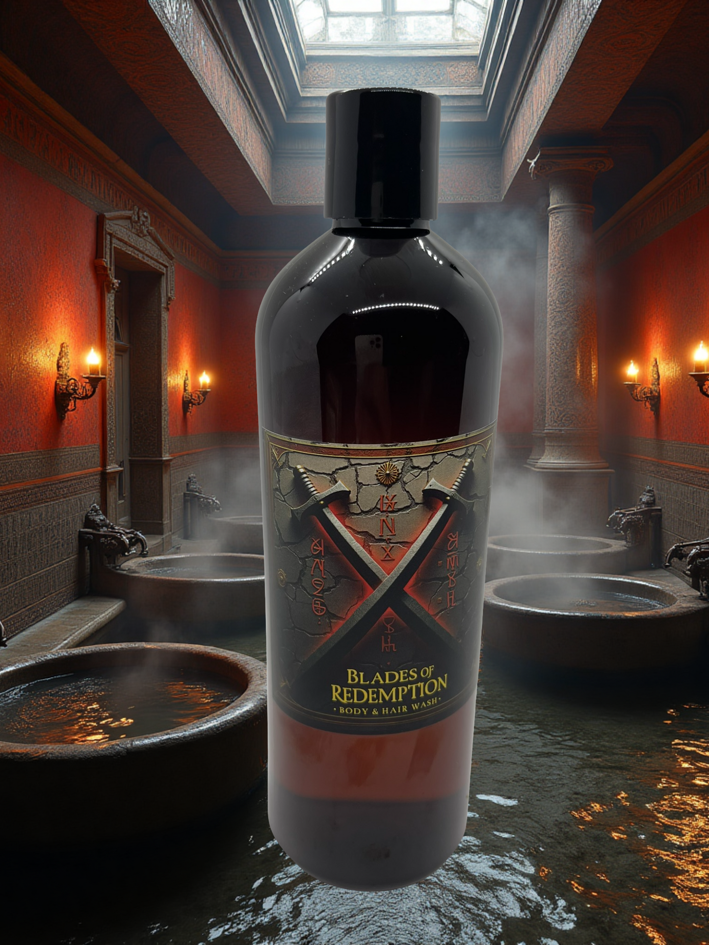 Blades of Redemption – 16 oz Body Wash & Shampoo