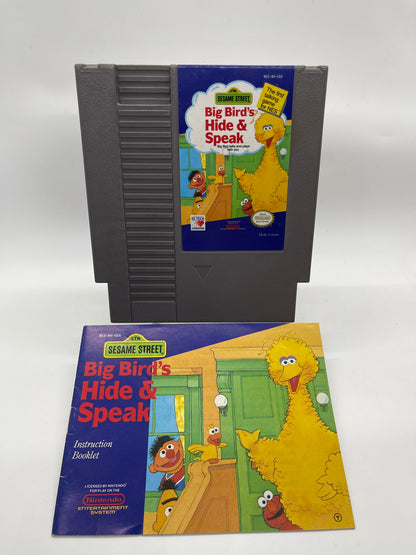 Big Bird's Hide and Speak