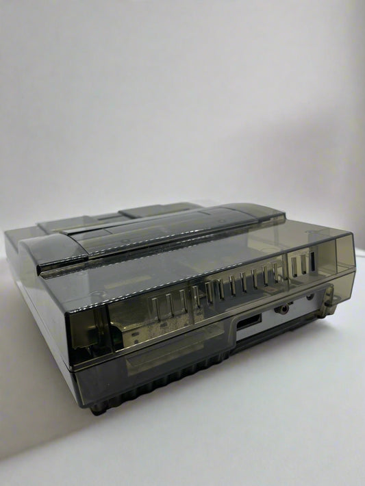 Super Nintendo custom transparent Smoke case bundle
