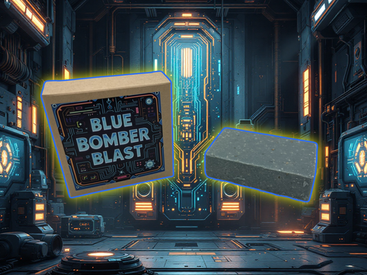 Blue Bomber Blast – Exfoliating Blueberry Scrub Soap